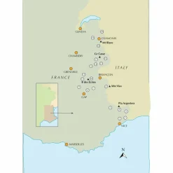 New 100 Hut Walks in the Alps Maps, Guides & Compasses