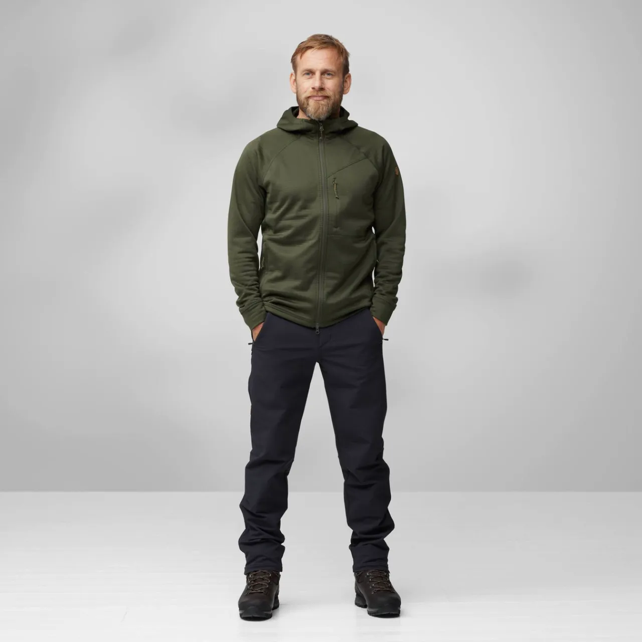 Sale Abisko Grid Fleece Hoodie Fleece Jackets