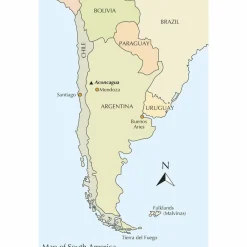 New Aconcagua and the Southern Andes Maps, Guides & Compasses