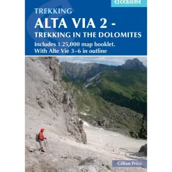 Hot Alta Via 2 - Trekking in the Dolomites Maps, Guides & Compasses