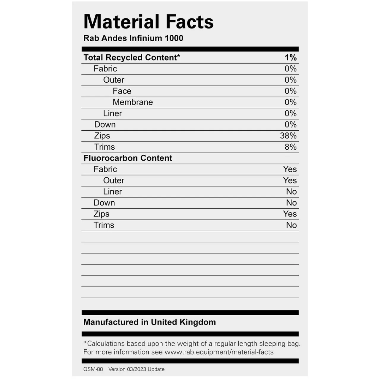 Best Andes Infinium 1000 Down Sleeping Bag Down Sleeping Bags