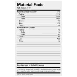 Ascent 1100 Down Sleeping Bag Down Sleeping Bags