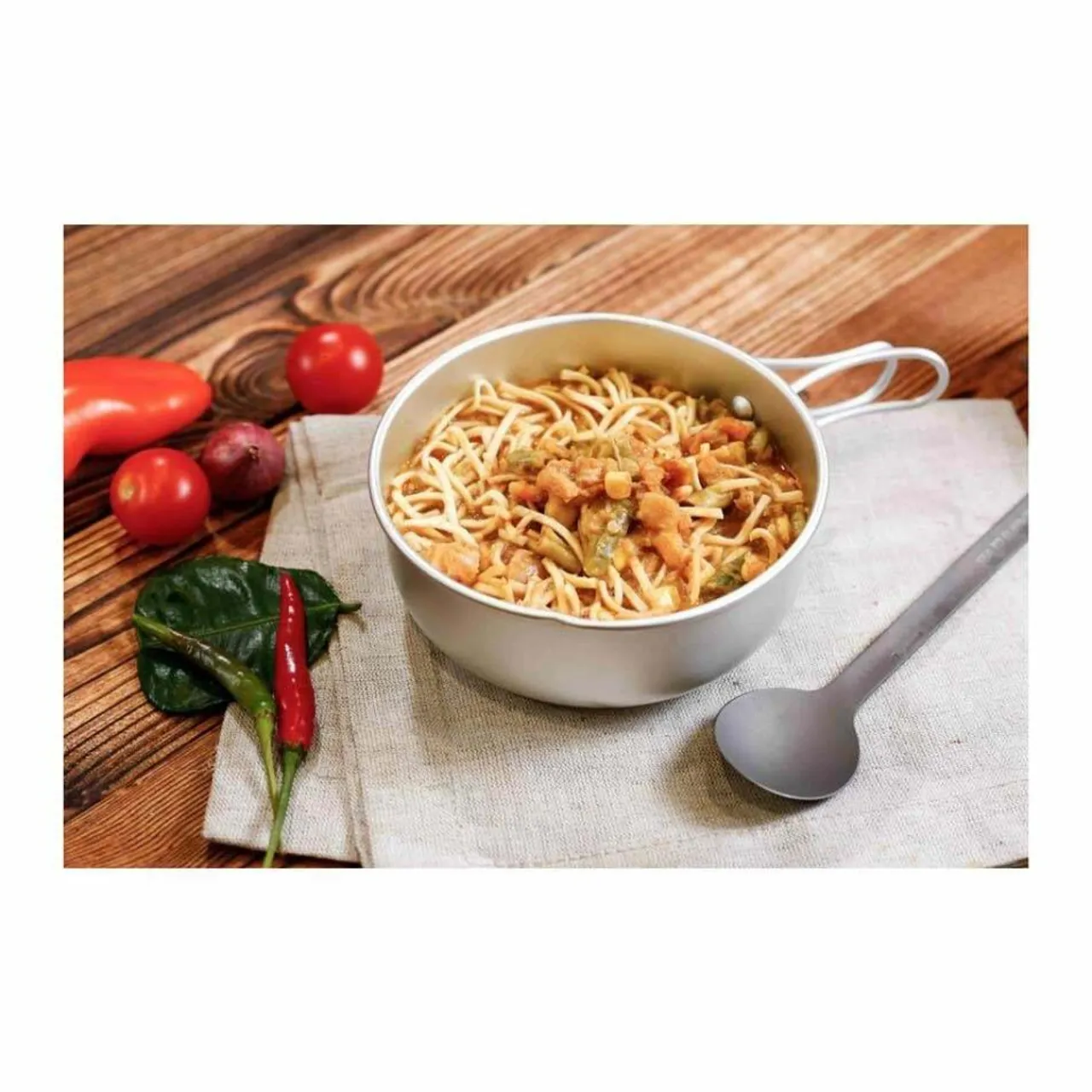 Hot Asian Noodles with Chicken and Mixed Vegetables (Single Serving) Main Meals