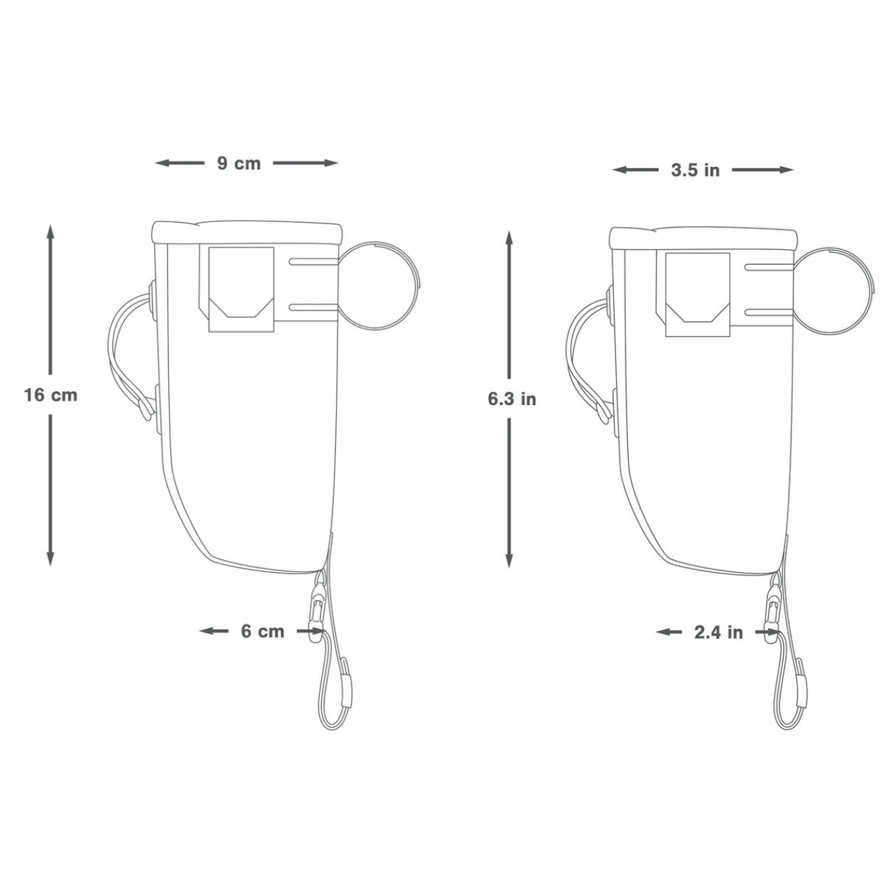 Backcountry Food Pouch 0.8L Bikepacking