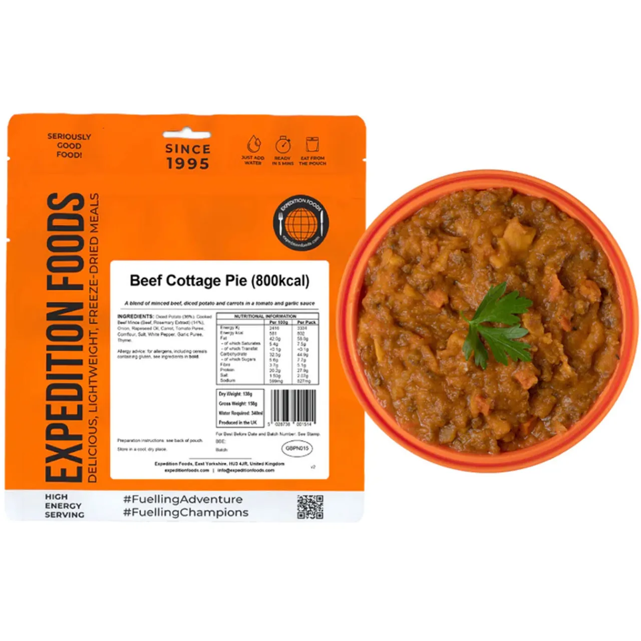 Online Beef Cottage Pie (High Energy Serving) Main Meals