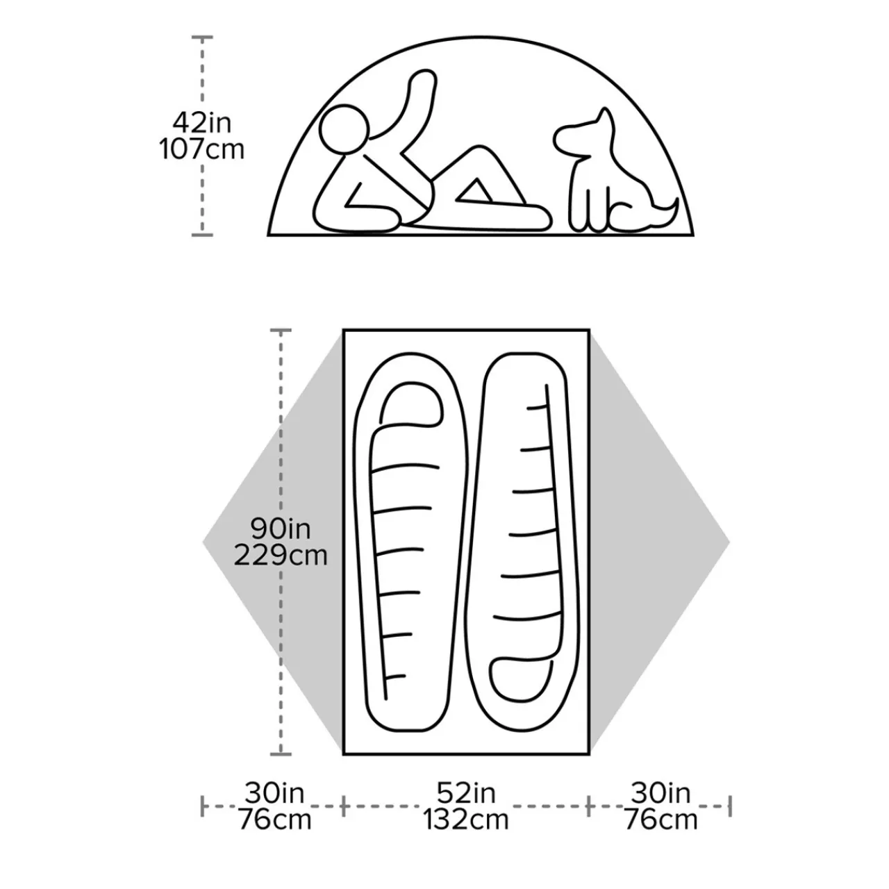 Outlet Blacktail 2 Tent Two Person Tents