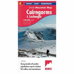 New British Mountain Map - Cairngorms & Lochnagar Maps, Guides & Compasses