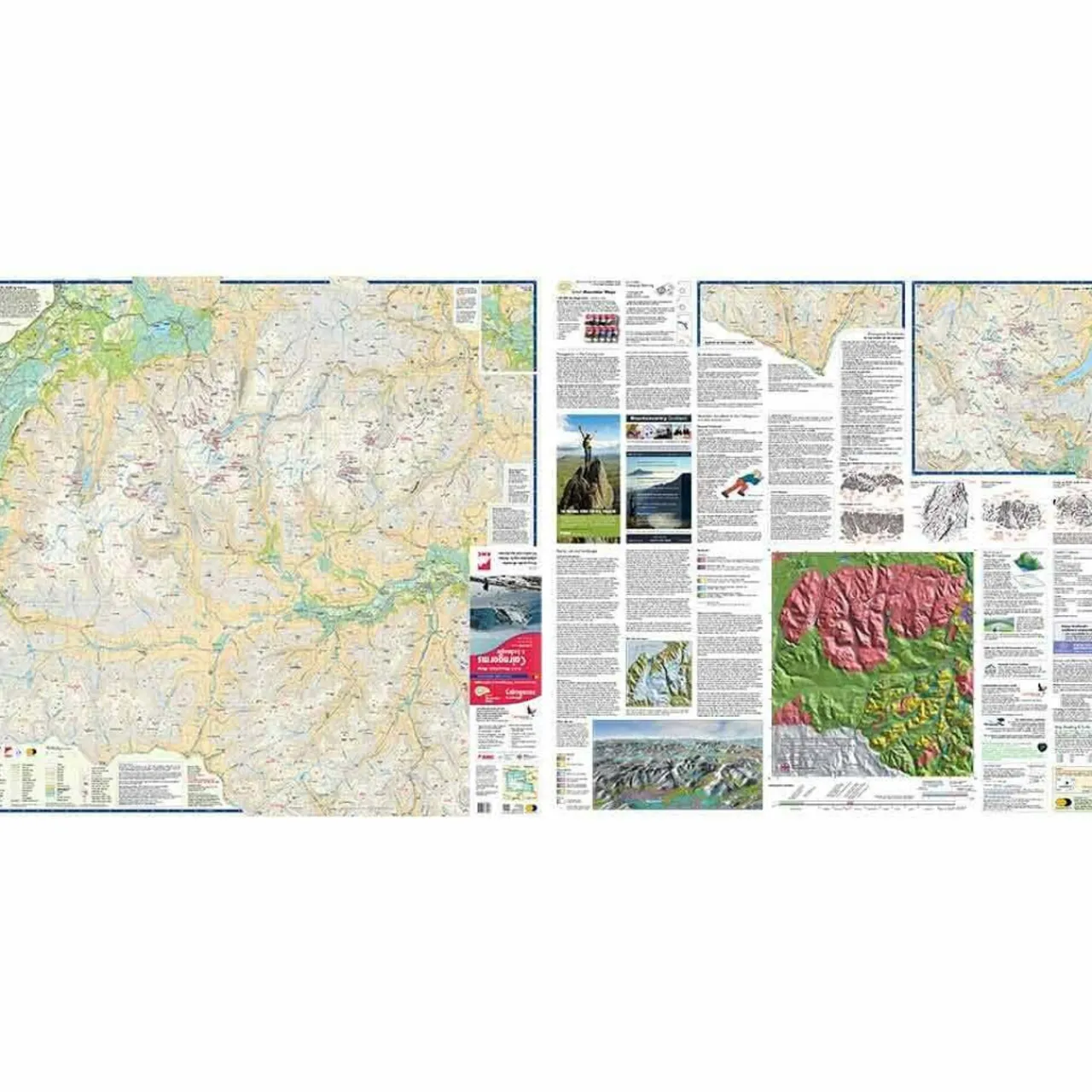 New British Mountain Map - Cairngorms & Lochnagar Maps, Guides & Compasses