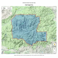 New British Mountain Map - Cairngorms & Lochnagar Maps, Guides & Compasses