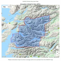 Discount British Mountain Map - Knoydart Maps, Guides & Compasses