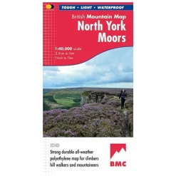 British Mountain Map - North York Moors Maps, Guides & Compasses