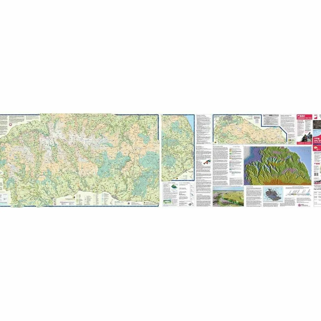 British Mountain Map - North York Moors Maps, Guides & Compasses