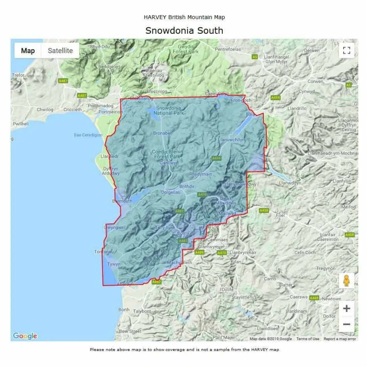 Clearance British Mountain Map - Snowdonia South Maps, Guides & Compasses