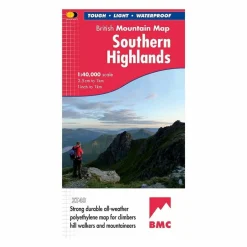 New British Mountain Map - Southern Highlands Maps, Guides & Compasses