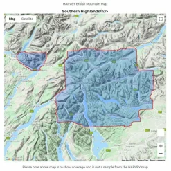 New British Mountain Map - Southern Highlands Maps, Guides & Compasses