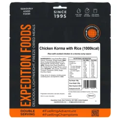 Clearance Chicken Korma with Rice (Double Serving) Main Meals