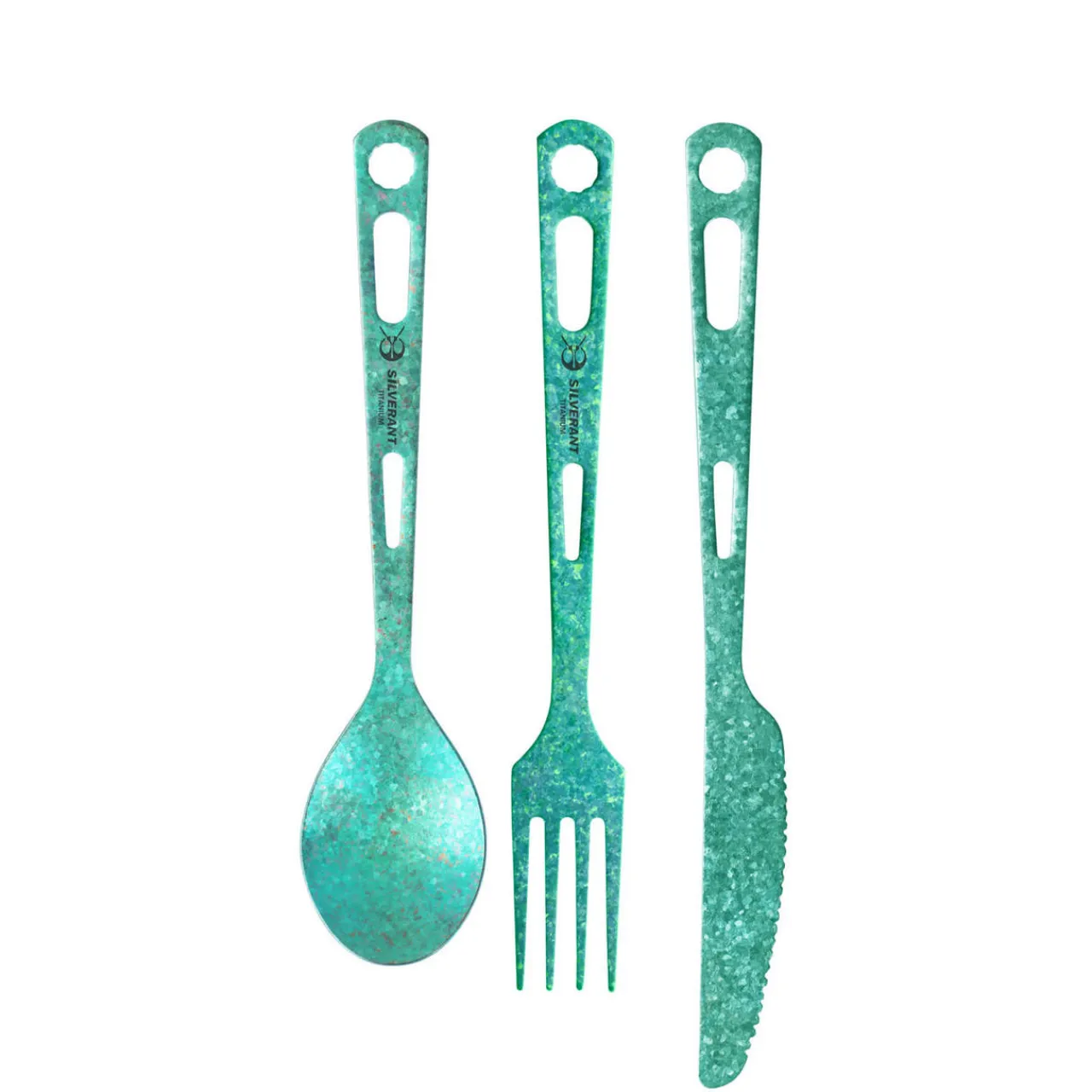 New Coloured Titanium 3-Piece Cutlery Set Cutlery & Utensils