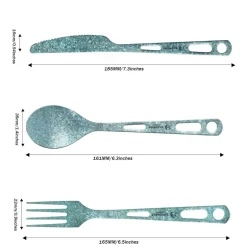 New Coloured Titanium 3-Piece Cutlery Set Cutlery & Utensils