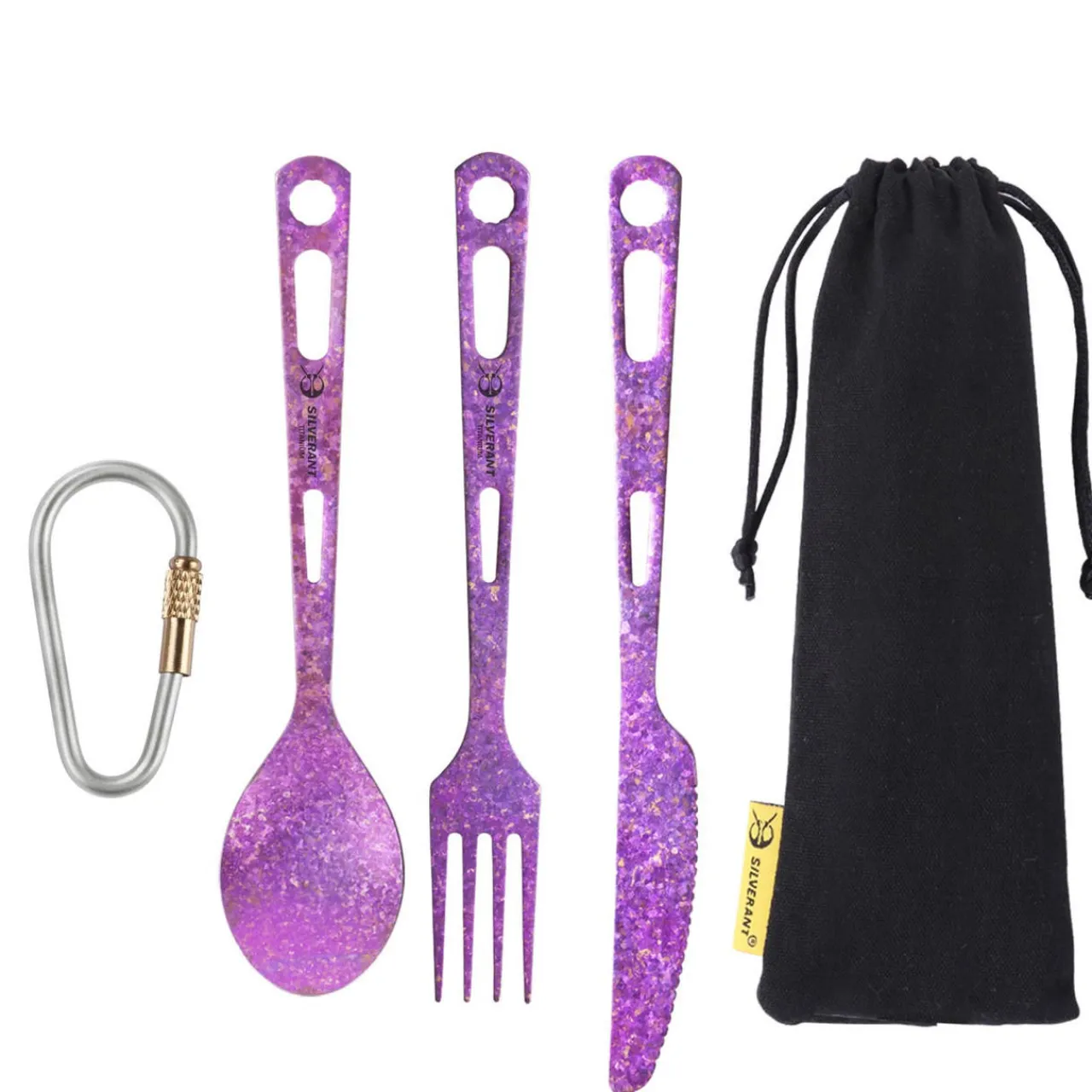 New Coloured Titanium 3-Piece Cutlery Set Cutlery & Utensils