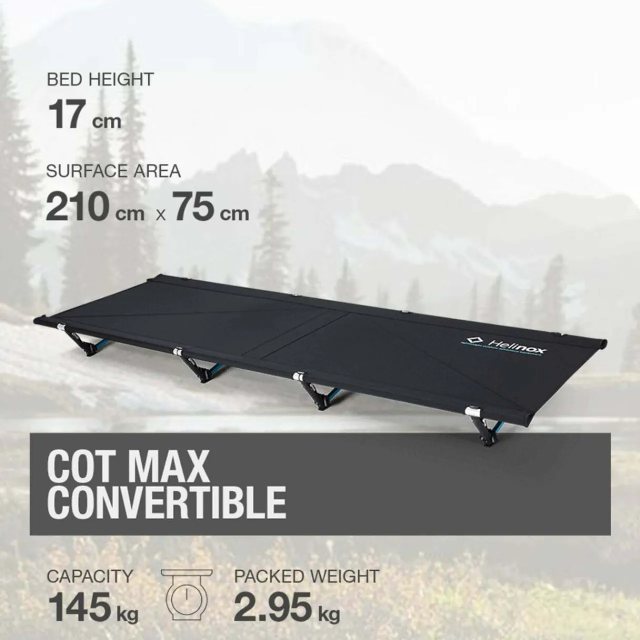 Online Cot Max Convertible Camp Beds