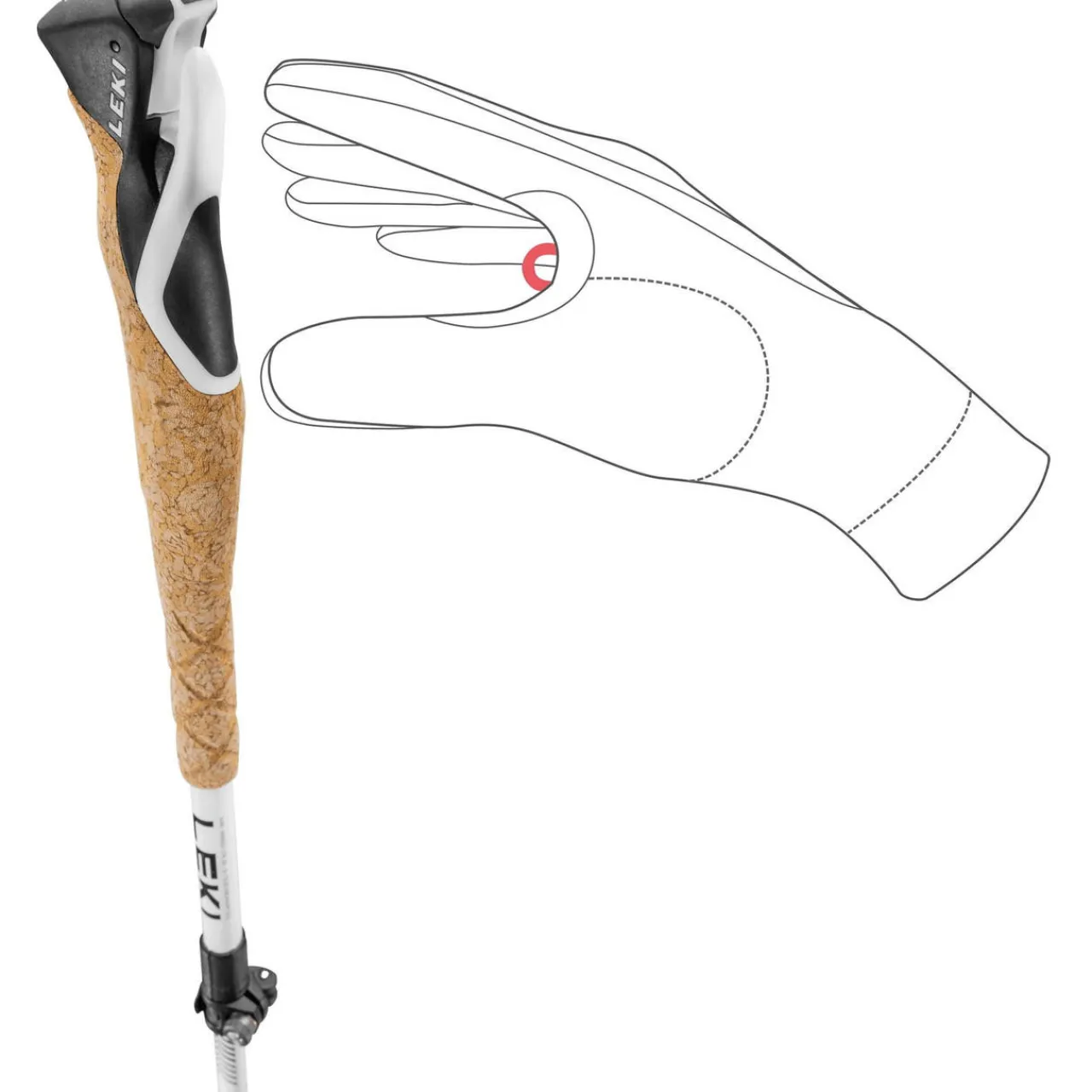 Hot Cross Trail FX Superlite Compact Poles Trekking Poles