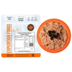 Hot Custard with Mixed Berries (Single Serving) Desserts