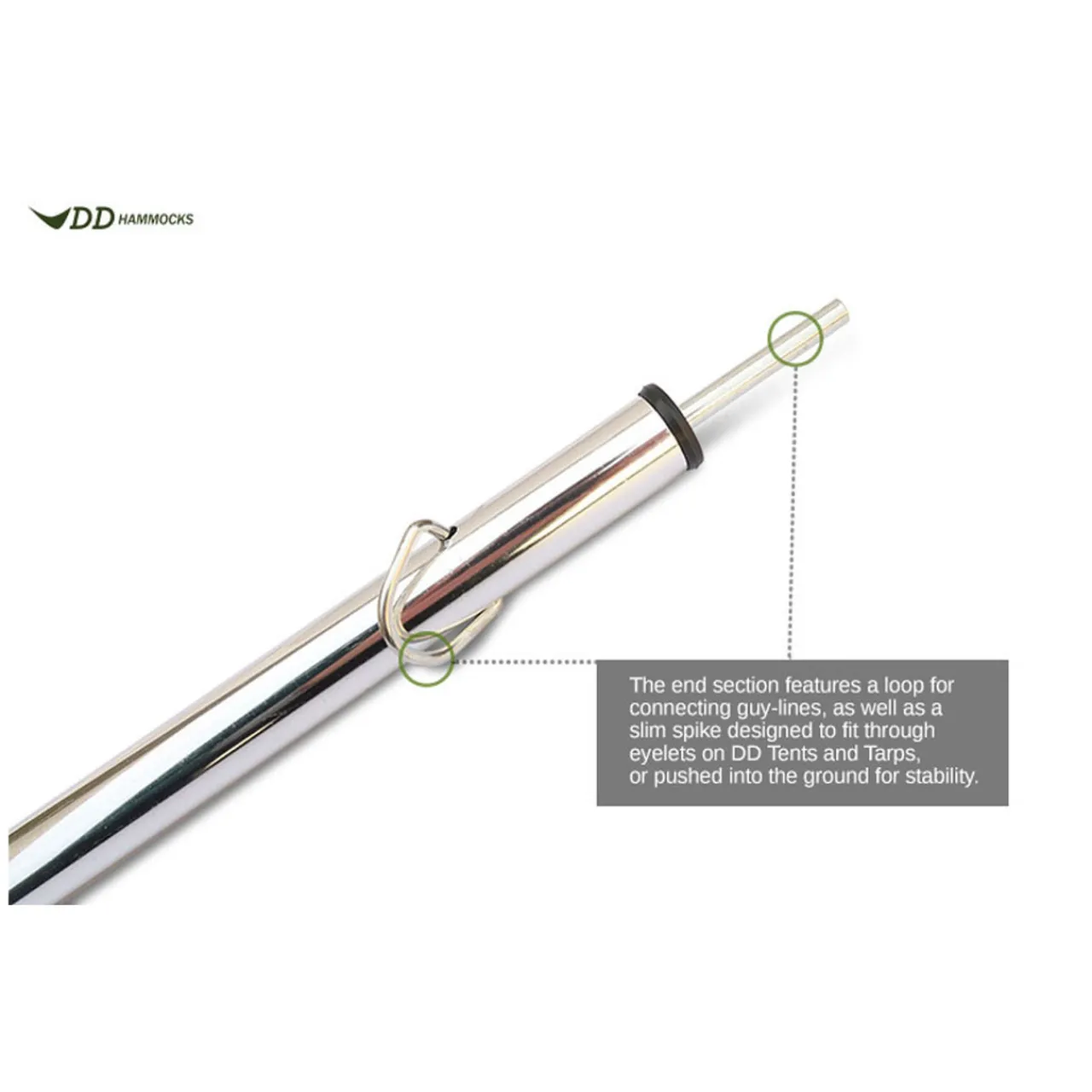 New DD Tarp Poles - 1.8m (x2) Tent Accessories