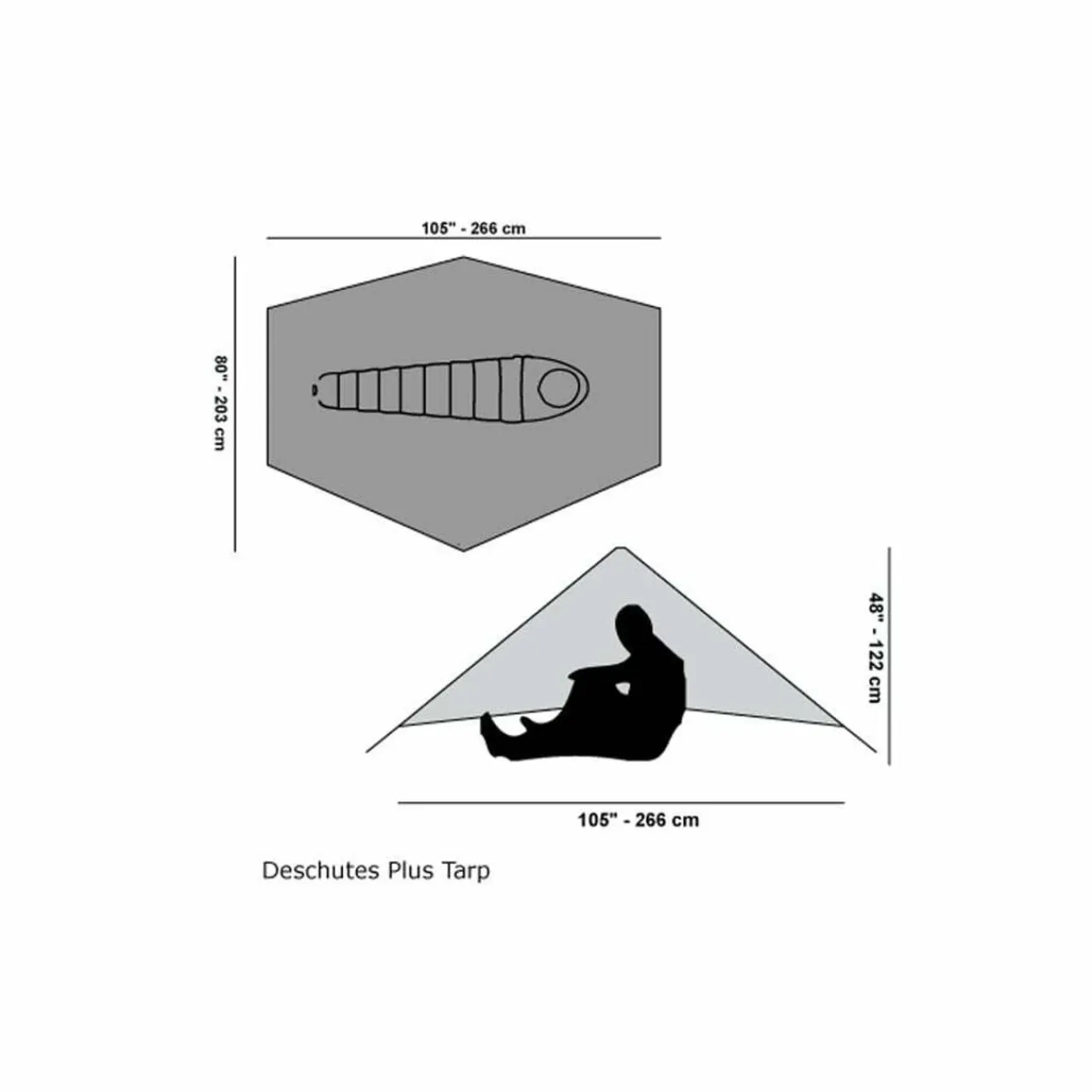 Deschutes Plus Solo Tarp Shelter Tarps
