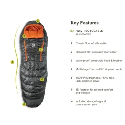 Online Disco 30F Down Sleeping Bag Down Sleeping Bags