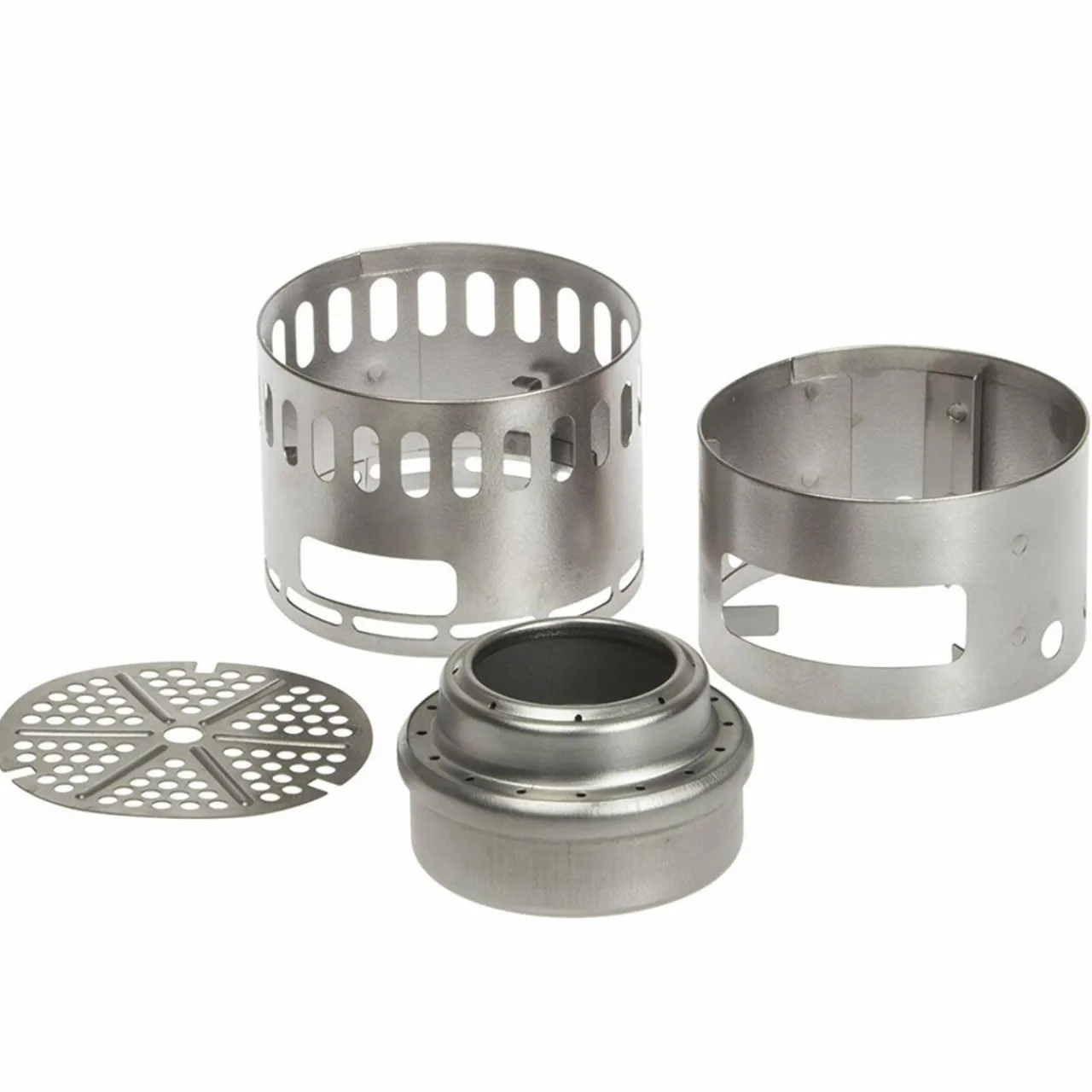 New EBY255 Titanium Alcohol Stove DX Set (Ti DX Stand & Stove) Meths & Solid Fuel Stoves