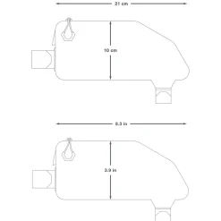 Best Expedition Top Tube Pack 1L Bikepacking