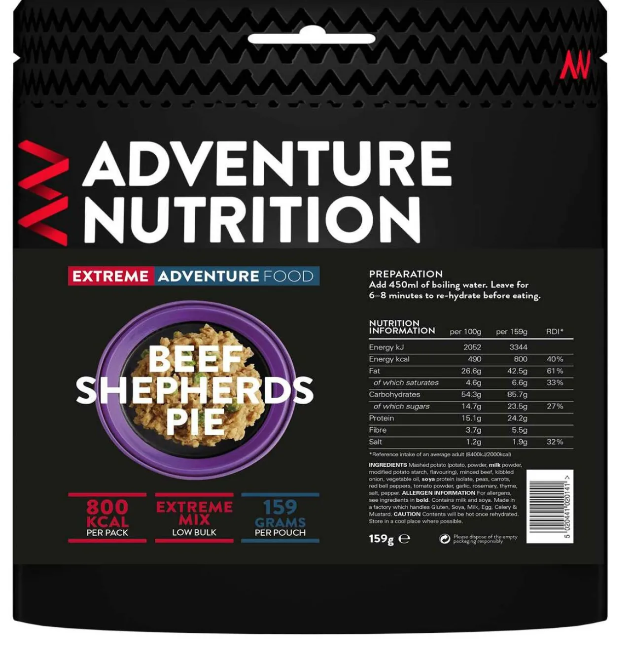 Outlet Extreme Adventure 800 kcal Beef Shepherds Pie Main Meals