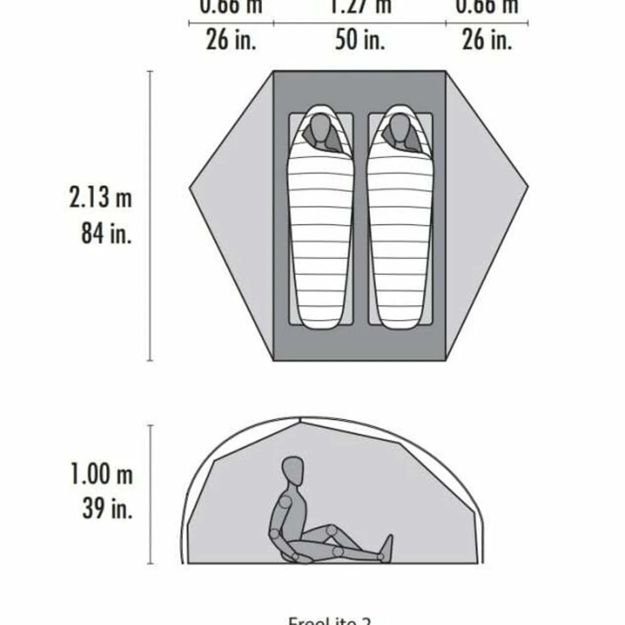 New FreeLite 2 Person Tent - Two Person Tents