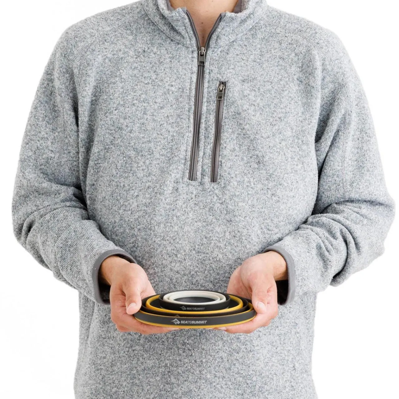 Hot Frontier UL Collapsible Dinnerware Set - 3 Piece Cups Mugs Plates & Bowls