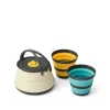 Frontier UL Collapsible Kettle Cook Set - [3 Piece] 1.1L Kettle, 2x Mug Cups Mugs Plates & Bowls|Pots And Pans