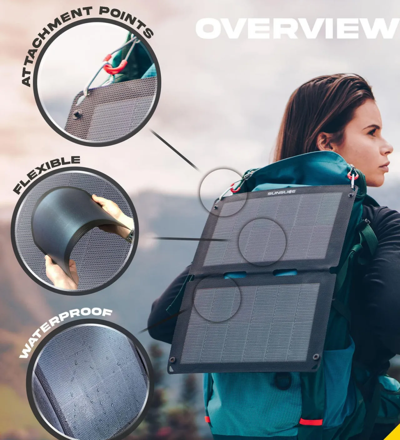 Hot Fusion Flex 12 Portable Solar Power Panel Solar Chargers|Accessories