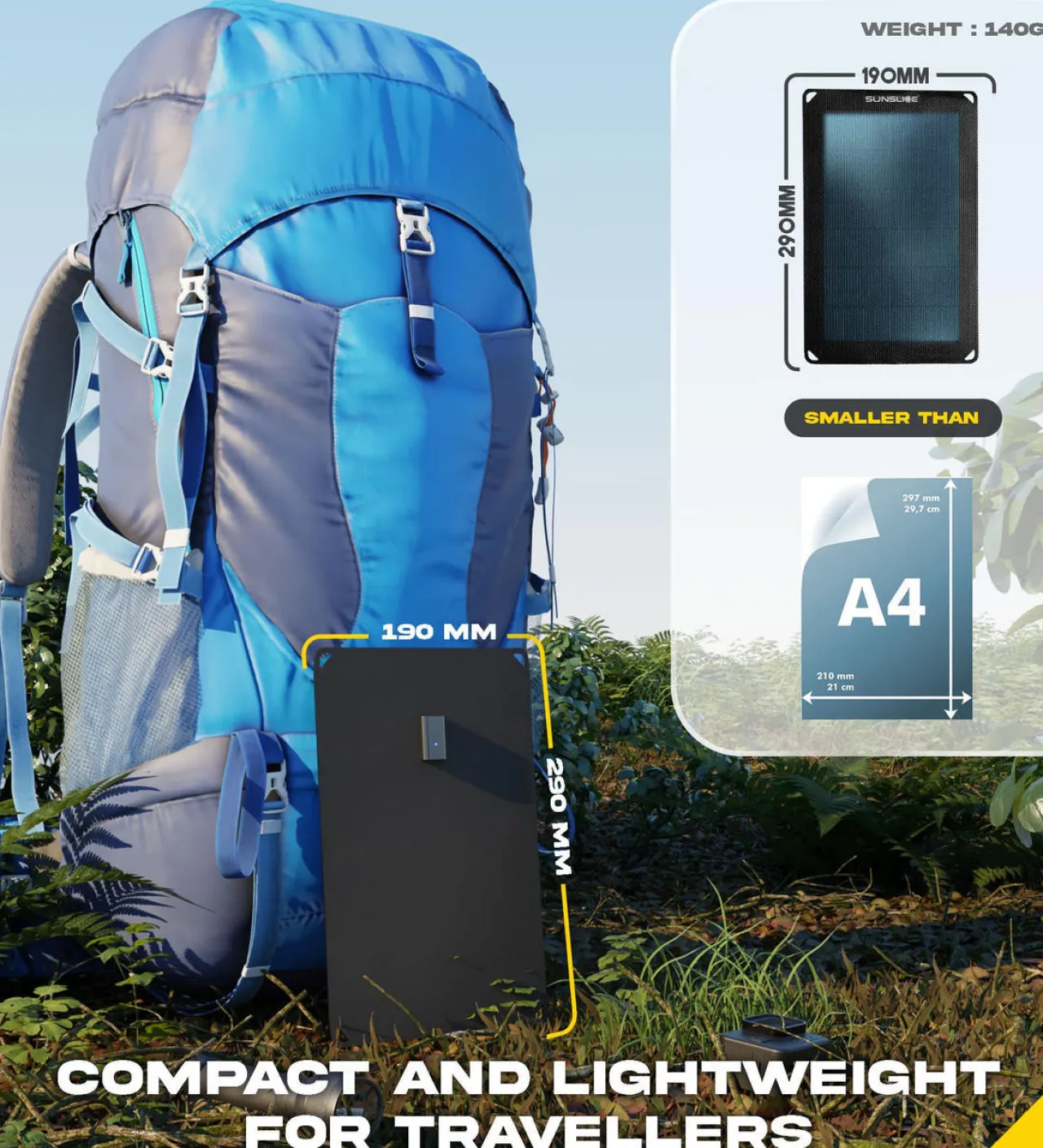 Sale Fusion Flex 6 Portable Solar Power Panel Solar Chargers|Accessories
