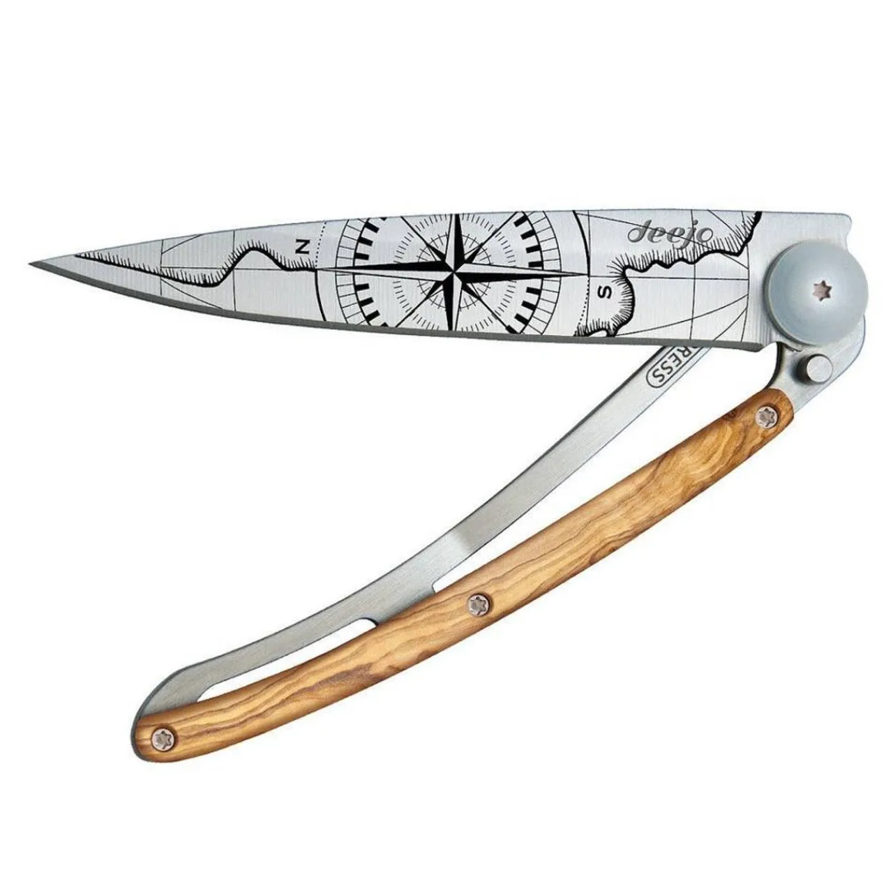 Hot 37g Knife - Olive Wood/Terra Incognita Pocket Knives & Tools