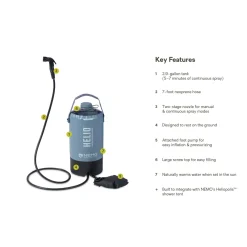 New Helio Pressure Shower Camp Showers