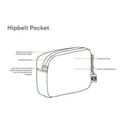New Hipbelt Pocket Rucksack Accessories