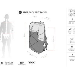 Clearance HKR Pack Ultra 35L Backpacking Rucksacks