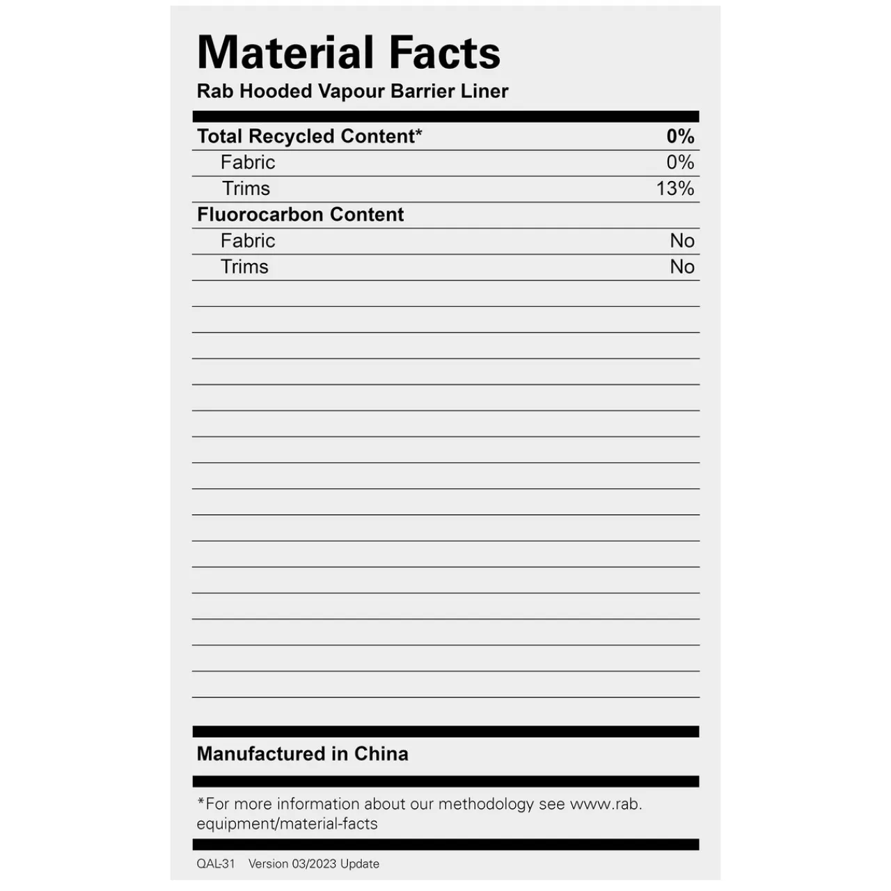 New Hooded Vapour Barrier Liner Sleeping Bag Accessories