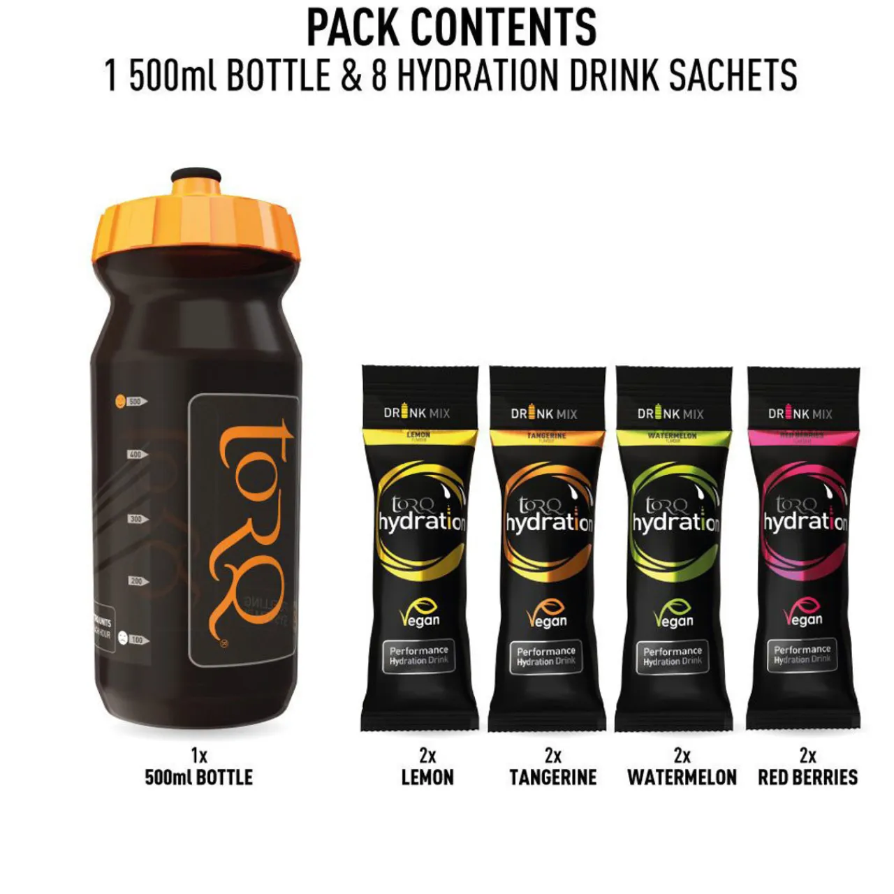 Best Hydration 500ml Bottle x8 Sachets Hydration & Energy|Water Bottles