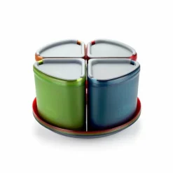 Discount Infinity 4 Person Compact Tableset Cups Mugs Plates & Bowls