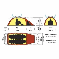 Jannu 2 Person Tent Two Person Tents