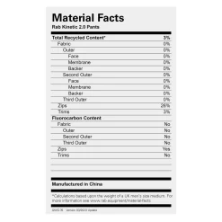 Outlet Kinetic 2.0 Pants Trekking Pants|Waterproof Overtrousers