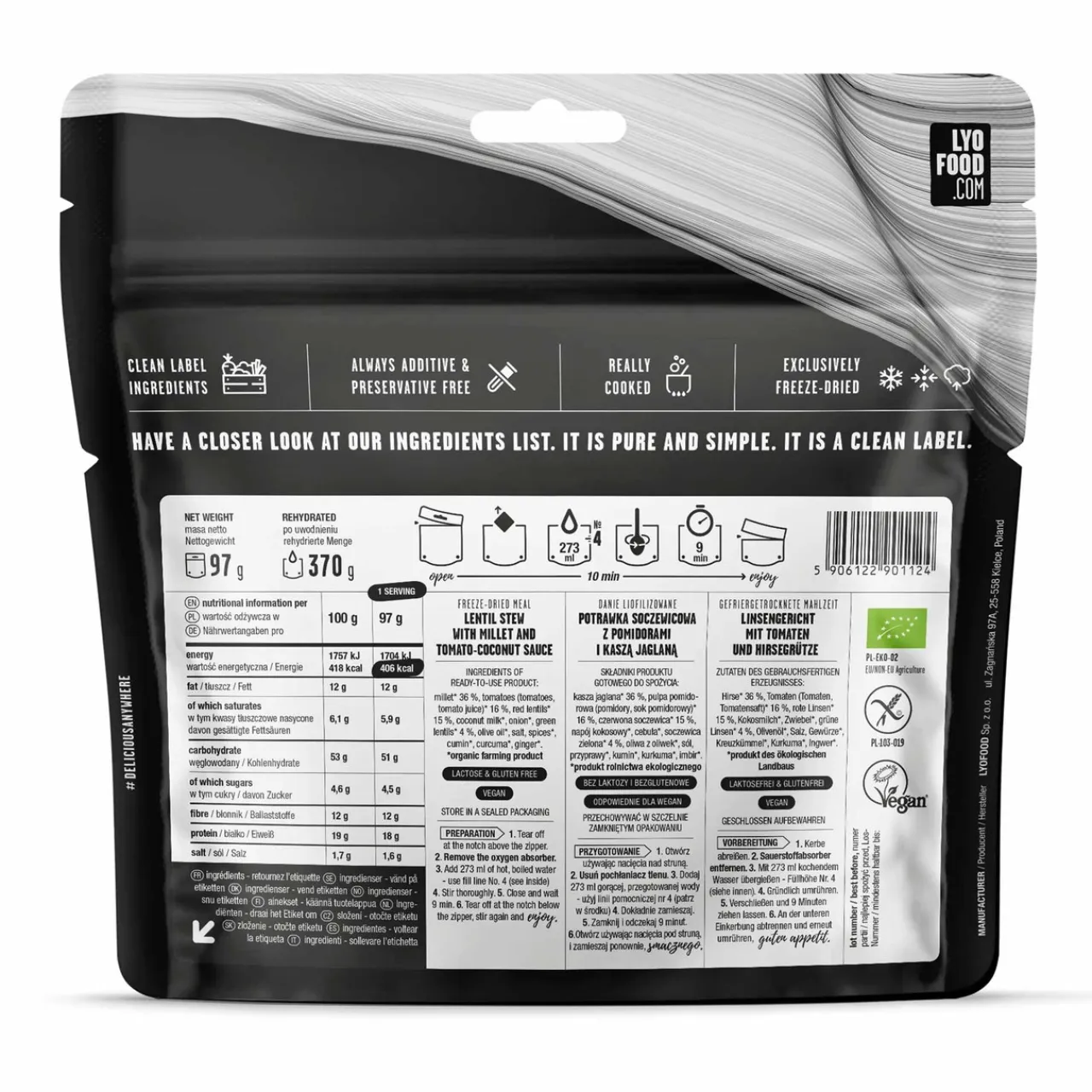 Outlet Lentil Dhal Main Meals