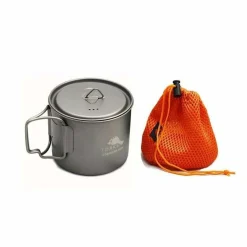 Clearance LIGHT Titanium 550ml Pot Pots And Pans