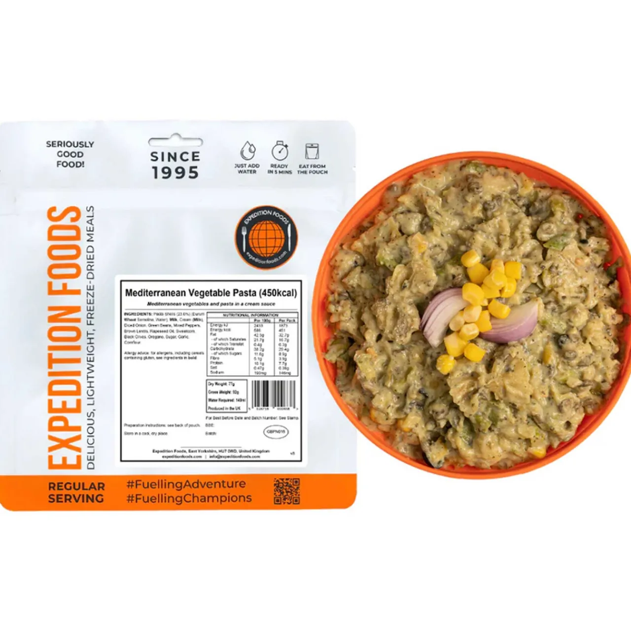 Clearance Mediterranean Vegetable Pasta (Single Serving) Main Meals