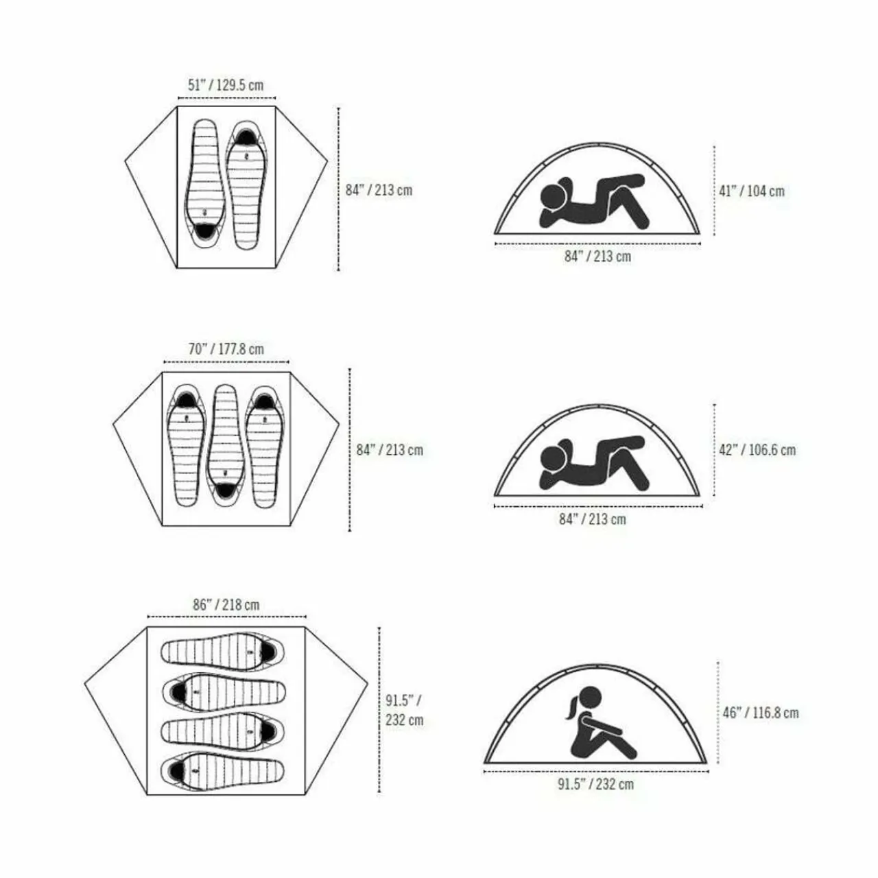 Hot Meteor 3000 2P Tent Two Person Tents